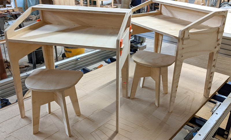 28 x 21 x 1.5 cm Plain Wood Rectangular Shallow Pine Tray Box Desk Organiser 